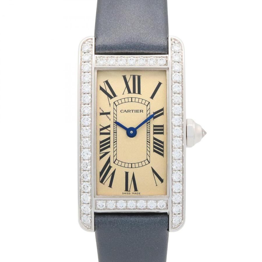 Cartier（カルティエ） タンクアメリカン SM ベゼルダイヤ 腕時計 時計