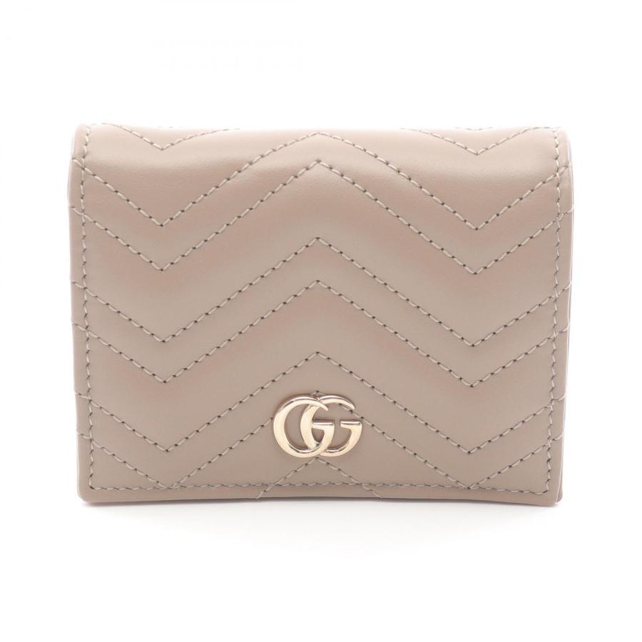 GUCCI（グッチ） GUCCI GGマーモント 二つ折り財布 財布 レザー 