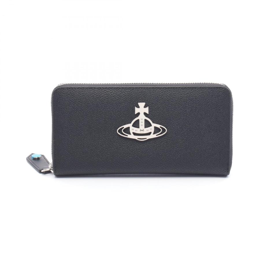 ヴィヴィアンウエストウッド Vivienne Westwood ANNIE ZIP ROUND WALLET オーブ ラウンド長財布 財布 レザー レディース ブラック系 5105005CUS000RN405 【新品】 ヴィヴィアンウエストウッド Vivienne Westwood ANNIE ZIP ROUND
