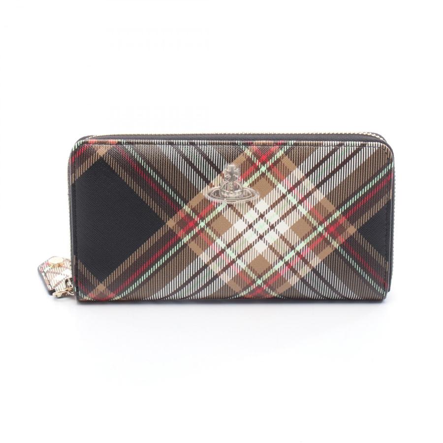 ヴィヴィアンウエストウッド Vivienne Westwood CLASSIC ZIP ROUND WALLET オーブ ラウンド長財布 財布 PVCコーティングキャンバス レディース ブラウン系 / マルチカラー 51050023US001KD101 【新品】 ヴィヴィアンウエストウッド Vivienne Westwood CLASSIC ZIP ROUND