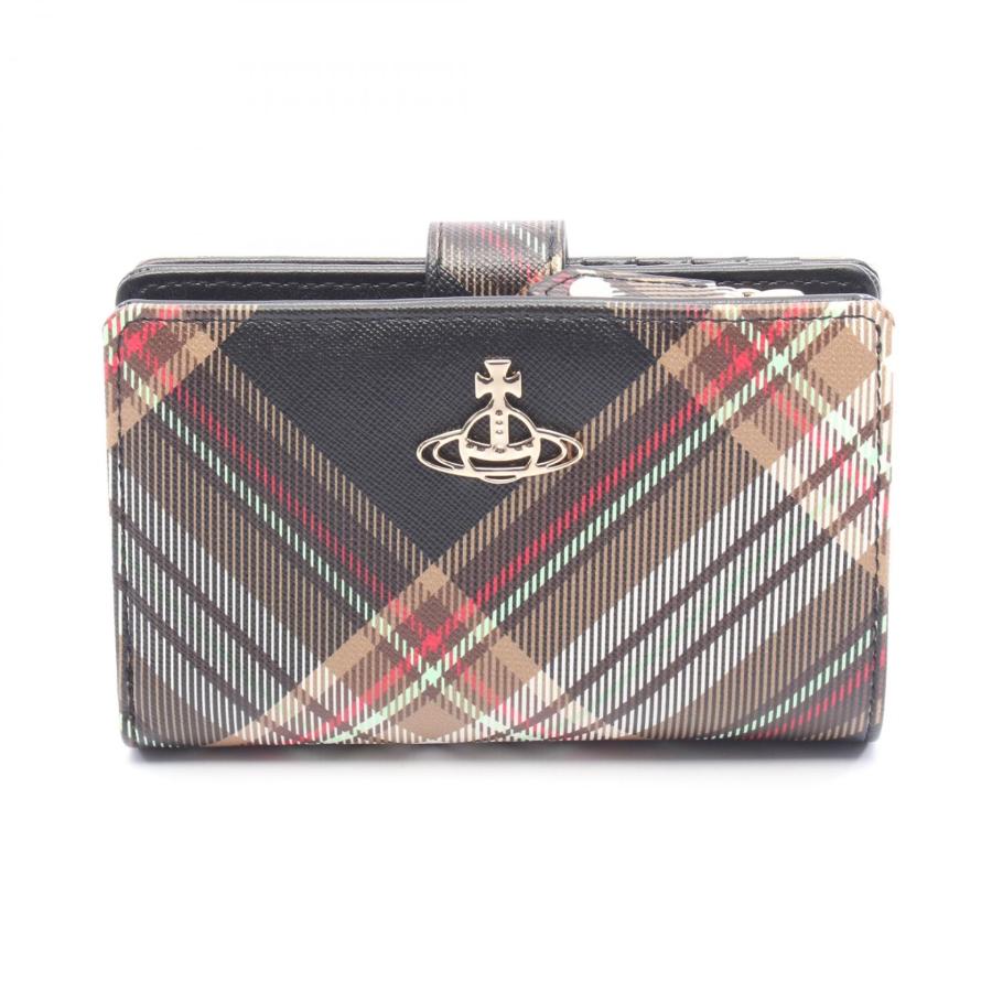 Vivienne Westwood ヴィヴィアンウエストウッド 二つ折り財布 ZIP CARD WALLET オーブ ZIP CARD WALLET オーブ 二つ折り財布 サフィアーノレザー ブラック