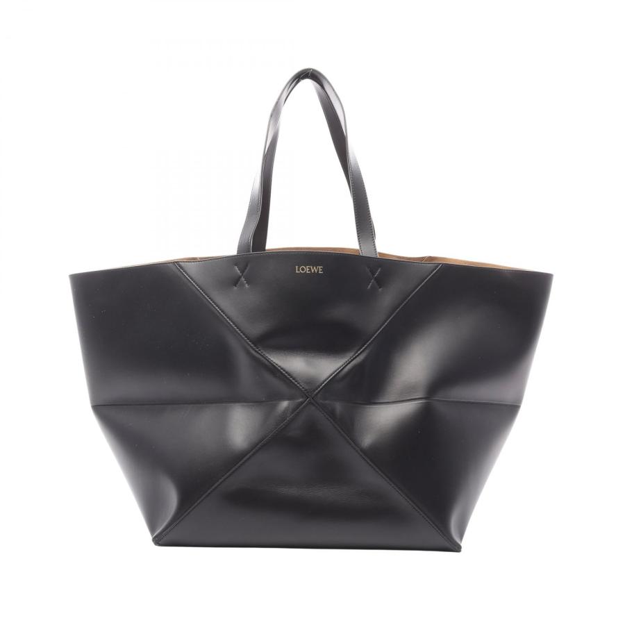 LOEWE（ロエベ） パズルフォルド トートバッグ バッグ レザー ブラック