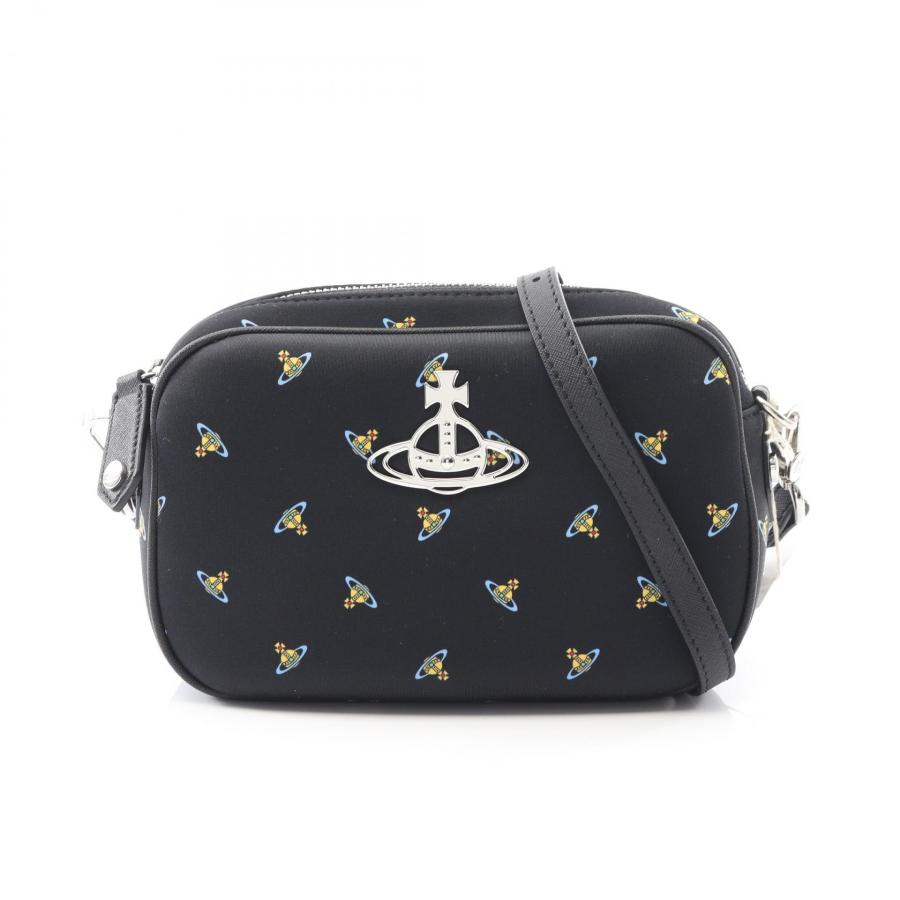 ヴィヴィアンウエストウッド Vivienne Westwood CAMERA BAG ショルダーバッグ バッグ レザー レディース ブラック系 48020008UL008VN401 【新品】 Vivienne Westwood（ヴィヴィアンウエストウッド） ショルダーバッグ