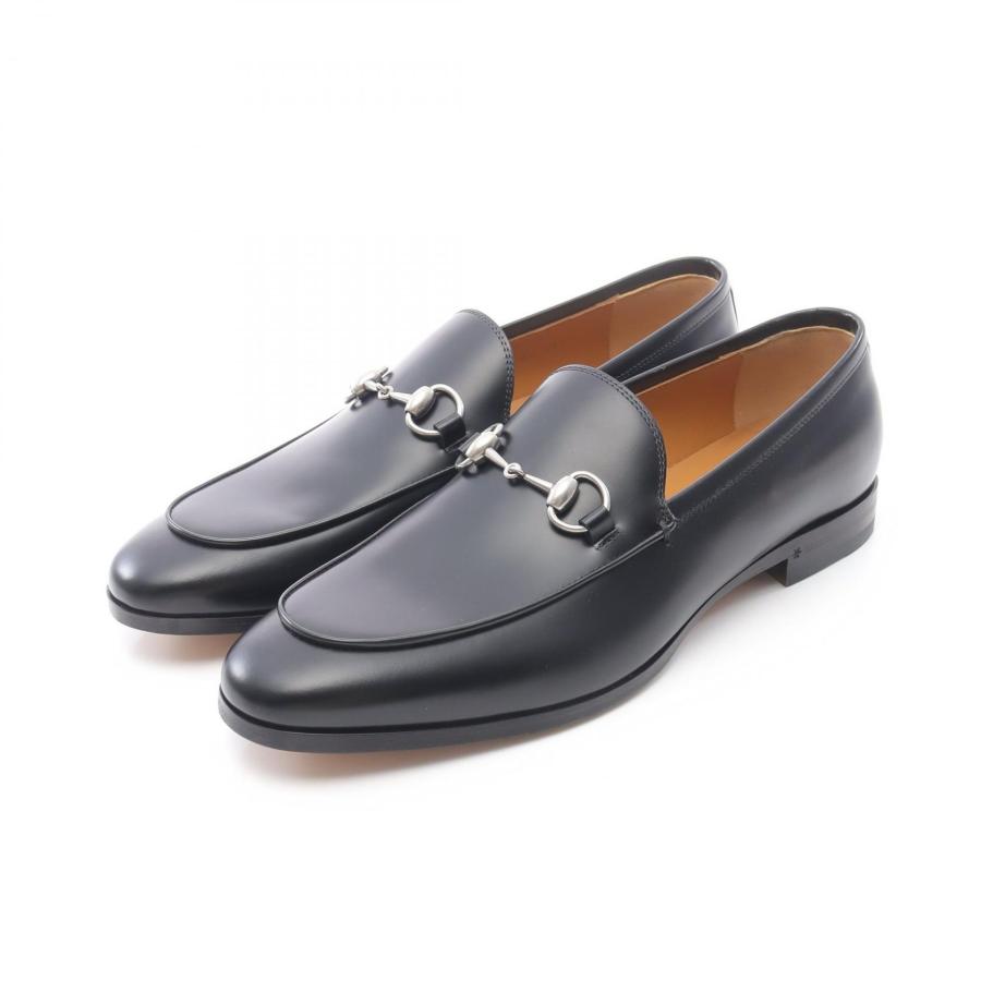 GUCCI（グッチ） ホースビット ローファー 靴 レザー ブラック系