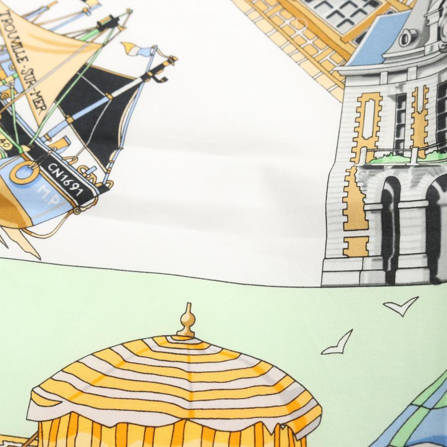 HERMES（エルメス） カレ70 CHARMES DES PLAGES NORMANDES スカーフ