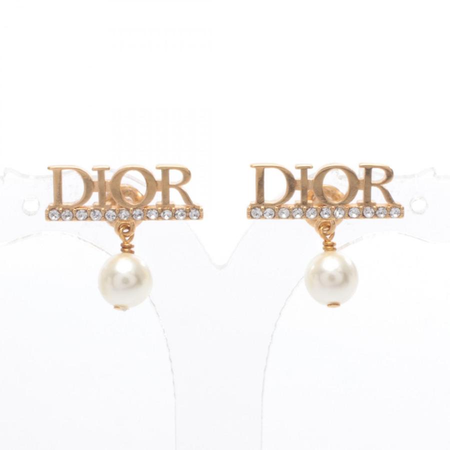 週末に向けて【大幅値下げ】Dior パール付きゴールドピアス ディオール Dior Dio(r)evolution ピアス ジュエリー GP（ゴールド