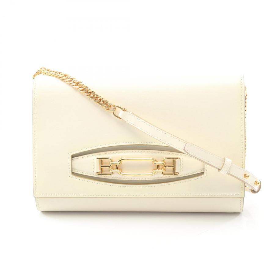 Bally（バリー） ショルダーバッグ バッグ レザー ホワイト系 【中古