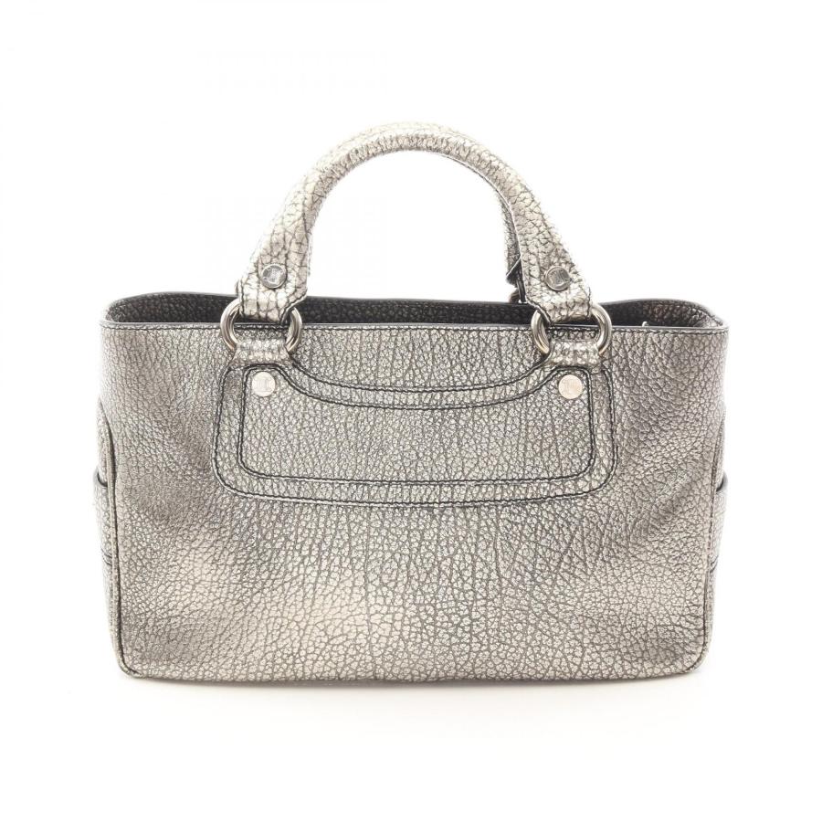 CELINEセリーヌブギーバッグ ラフィアレザーハンドバッグ ゴールド金具 CELINE（セリーヌ） ブギーバッグ ハンドバッグ バッグ レザー