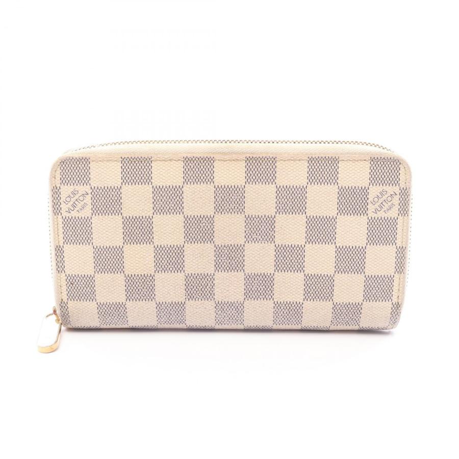 ルイ・ヴィトン LOUIS VUITTON ジッピーウォレット ラウンド長財布 財布 キャンバス PVC ダミエ・アズール レディース ホワイト系 N41660 【中古】 LOUIS VUITTON（ルイ・ヴィトン） ジッピーウォレット ラウンド長財布