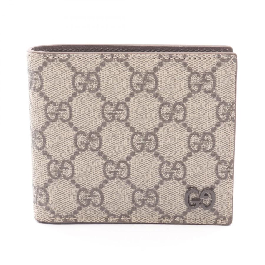 ★グッチ★ GUCCI 二つ折り財布 GGキャンバス 90623 ベージュ系 GUCCI（グッチ） GUCCI GGスプリーム コインウォレット 二つ折り財布
