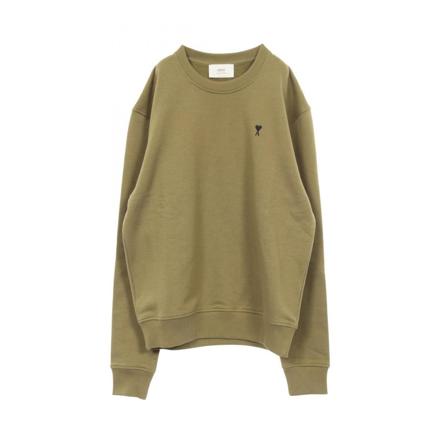 アミ AMI Ami De Coeur スウェット 衣料品 トップス コットン メンズ カーキ系 HSW763.730298M 【新品】 爆買 アミ AMI Ami De Coeur スウェット 衣料品 トップス コットン