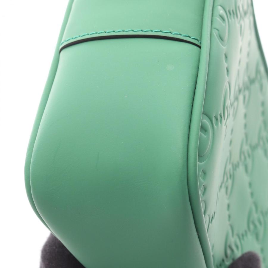 グッチ GUCCI GGラバーエフェクト ミニ ショルダーバッグ バッグ ラバー グリーン系 771321 【中古】_4
