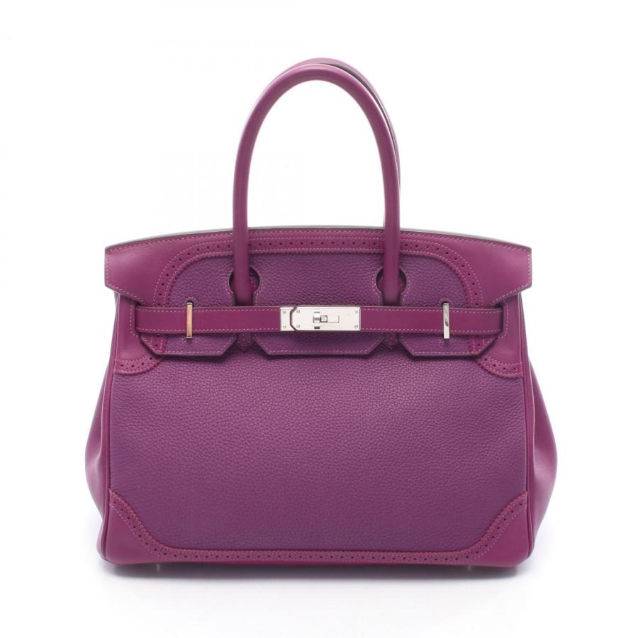 HERMES（エルメス） バーキン30 ギリーズ ハンドバッグ バッグ レザー