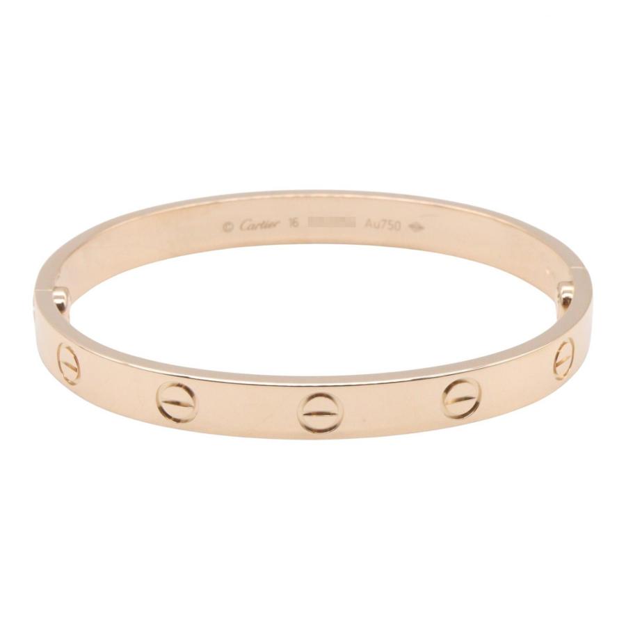 極美品Cartierカルティエ★ラブブレスK18PGピンクゴールド#15SM Cartier（カルティエ） ラブブレス ブレスレット アクセサリー K18PG