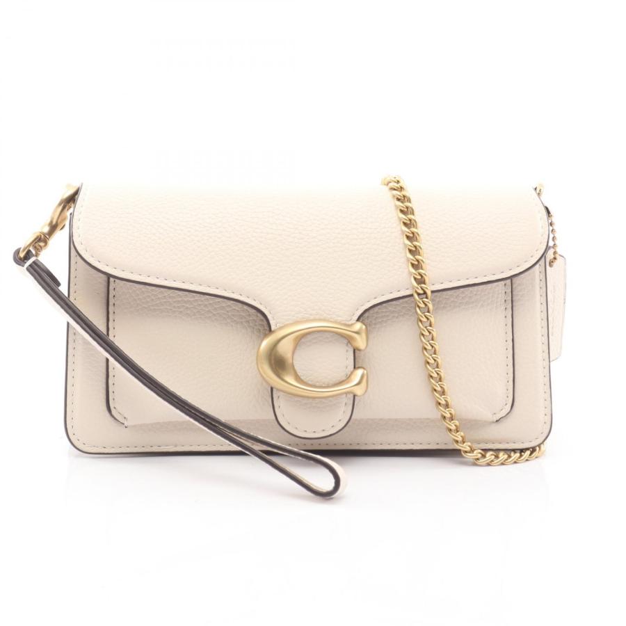 コーチ COACH タビー チェーン クロスボディ バッグ19 ショルダーバッグ バッグ レザー レディース アイボリー系 CBF14B4 【新品】 タビー チェーン クロスボディ バッグ 19 | COACH/コーチ | 三越