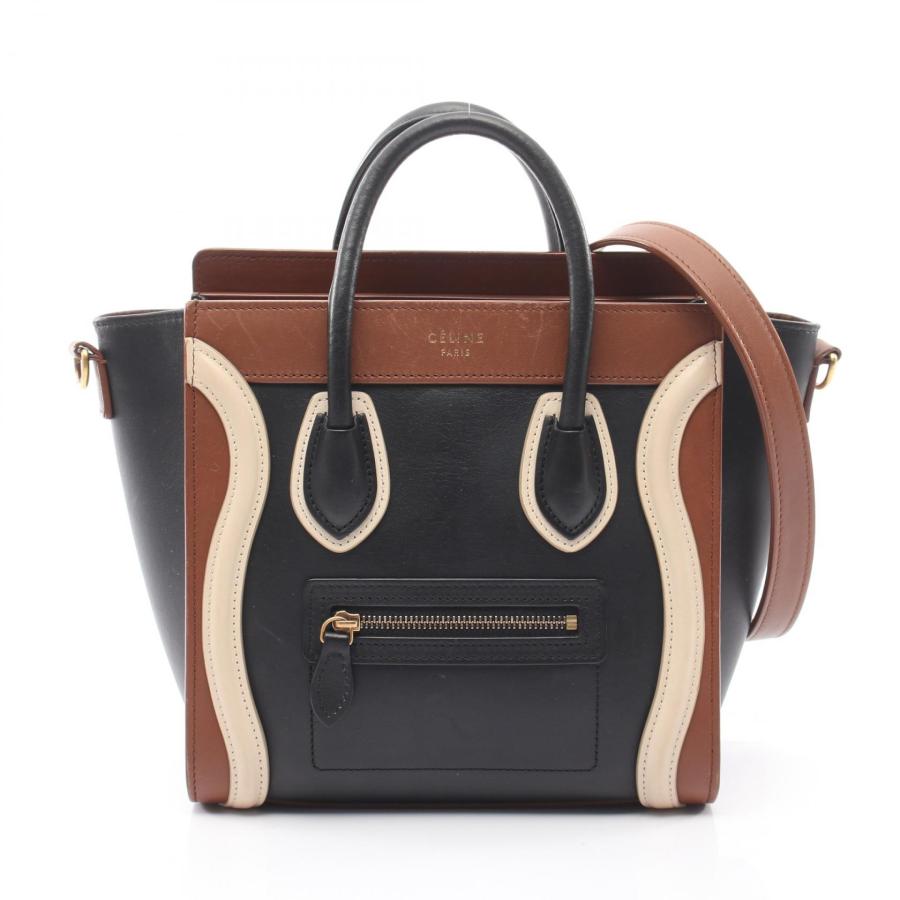 CELINE（セリーヌ） ラゲージ ナノショッパー 2WAY ハンドバッグ