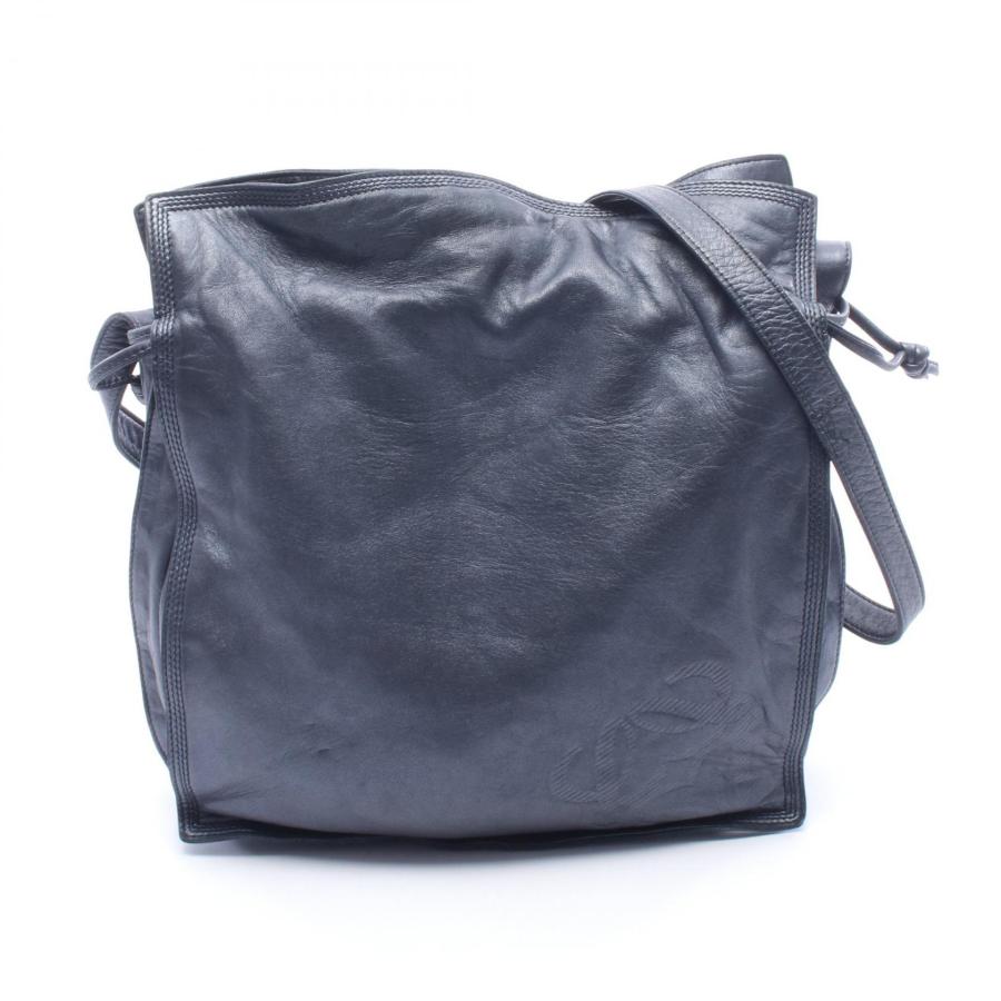 LOEWE（ロエベ） アナグラム ショルダーバッグ バッグ レザー ネイビー