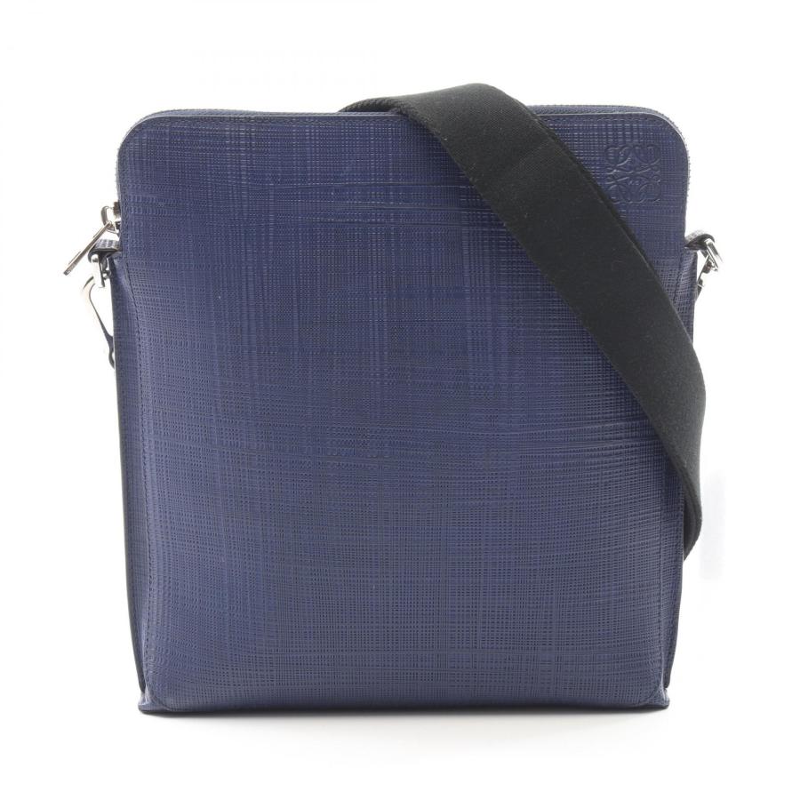 【極美品】ロエベ ゴヤ 2way ビジネスバッグ レザー ブルー 斜め掛け LOEWE（ロエベ） LOEWE GOYA CROSSBODY BAG ゴヤ ショルダーバッグ バッグ