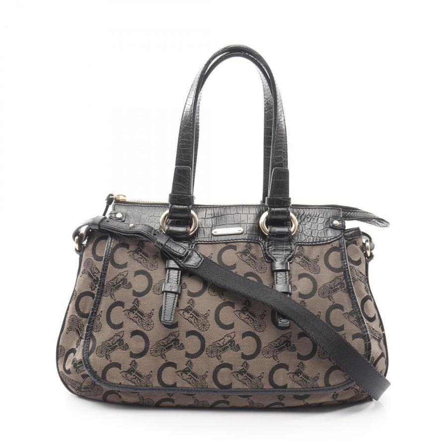 CELINE（セリーヌ） CELINE Cマカダム ハンドバッグ バッグ キャンバス