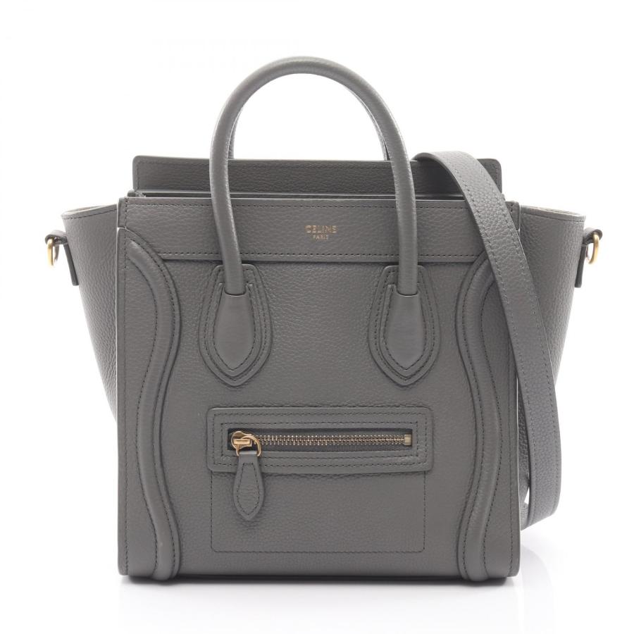 ラゲージ(ミニショッパー)とクリスチャンルブタンのバッグです。 CELINE（セリーヌ） ラゲージ ナノショッパー ハンドバッグ バッグ