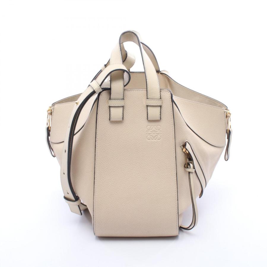 Loewe ハンモック　ホワイト ベージュ 2waysトートショルダーバック LOEWE（ロエベ） LOEWE HAMMOCK SMALL ハンモック スモール 2WAY