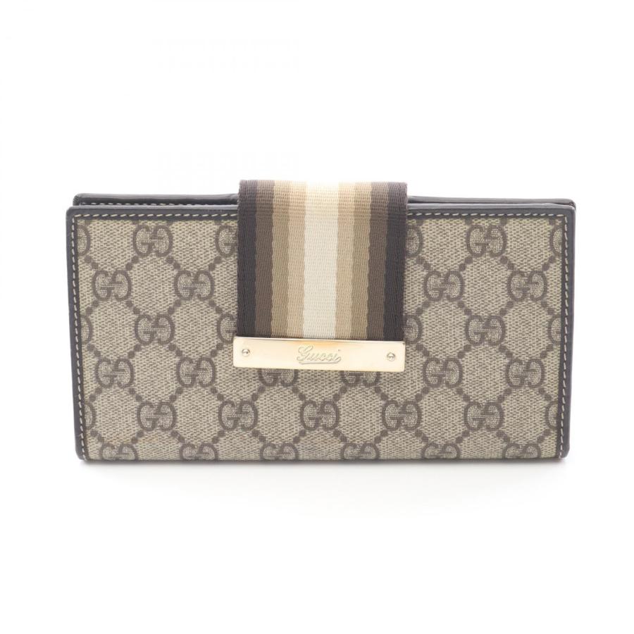 GUCCI（グッチ） 爆買 GUCCI GGスプリーム 二つ折り長財布 財布 レザー
