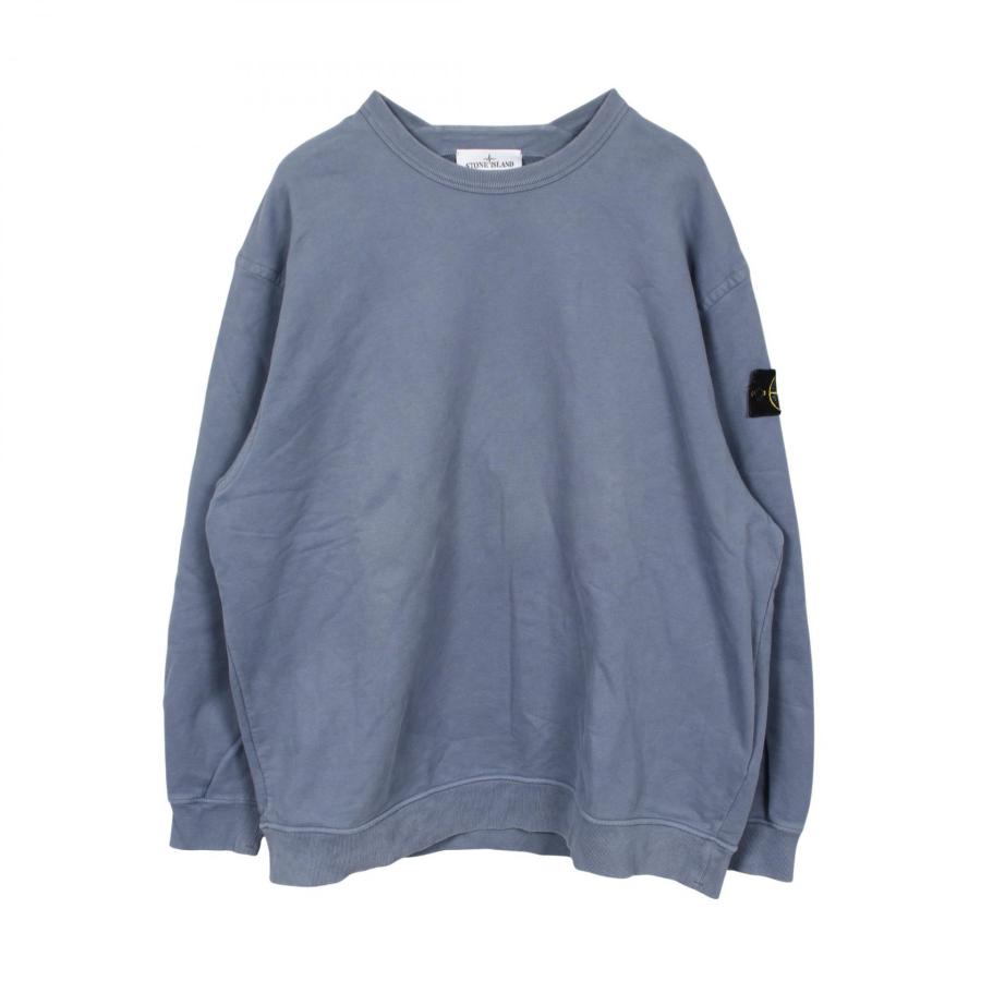 リーストーンアイランド クルーネックスウェット ブルー ストーンアイランド STONE ISLAND クルーネック スウェット 衣料品