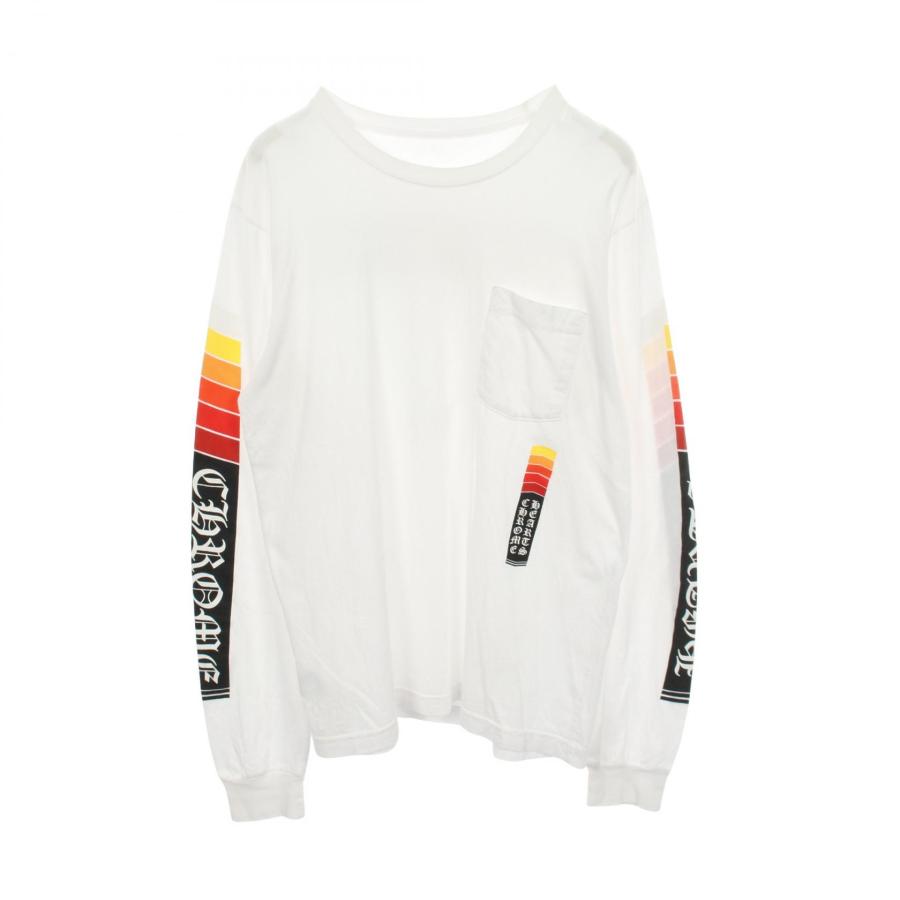 クロムハーツ CHROME HEARTS ロンT ホワイト クロムハーツ CHROME HEARTS アームロゴ 長袖Tシャツ 衣料品 トップス