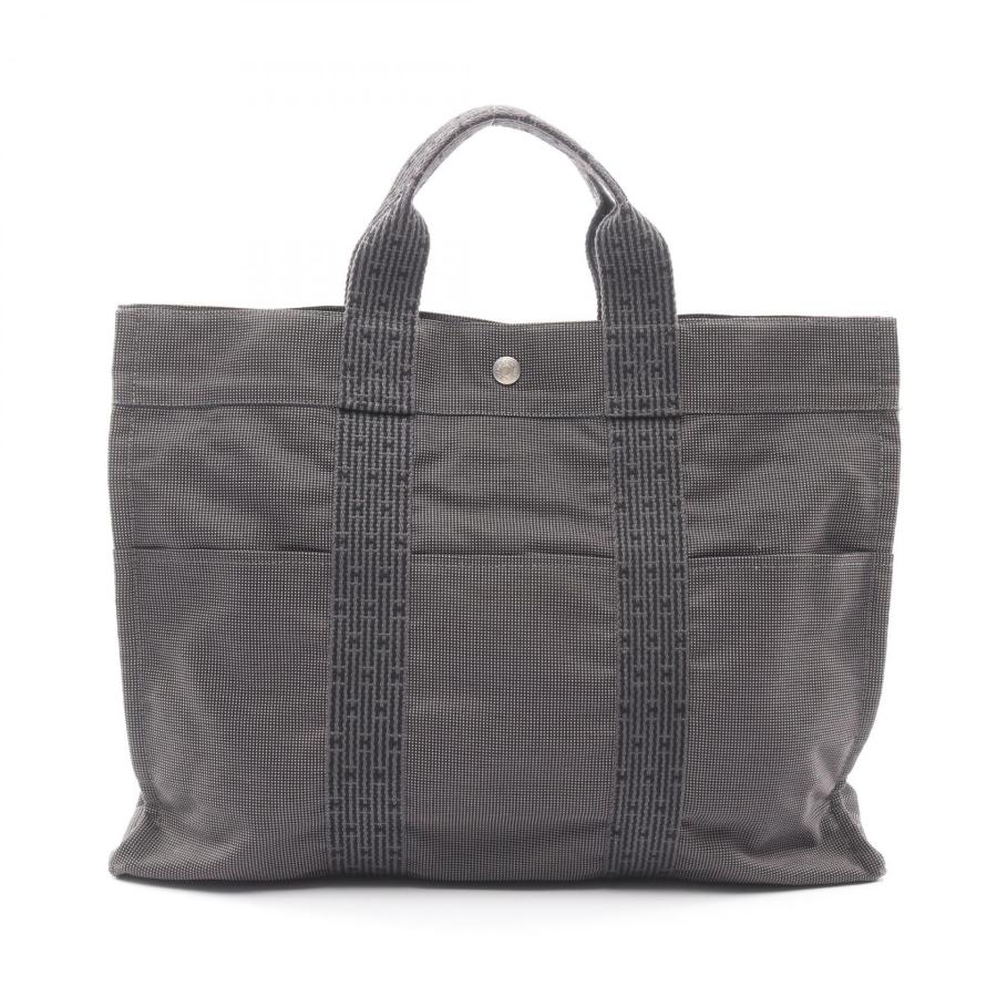 HERMES エルメス エールライン　MM 100951M　グレーキャンバス HERMES（エルメス） エールラインMM トートバッグ バッグ キャンバス