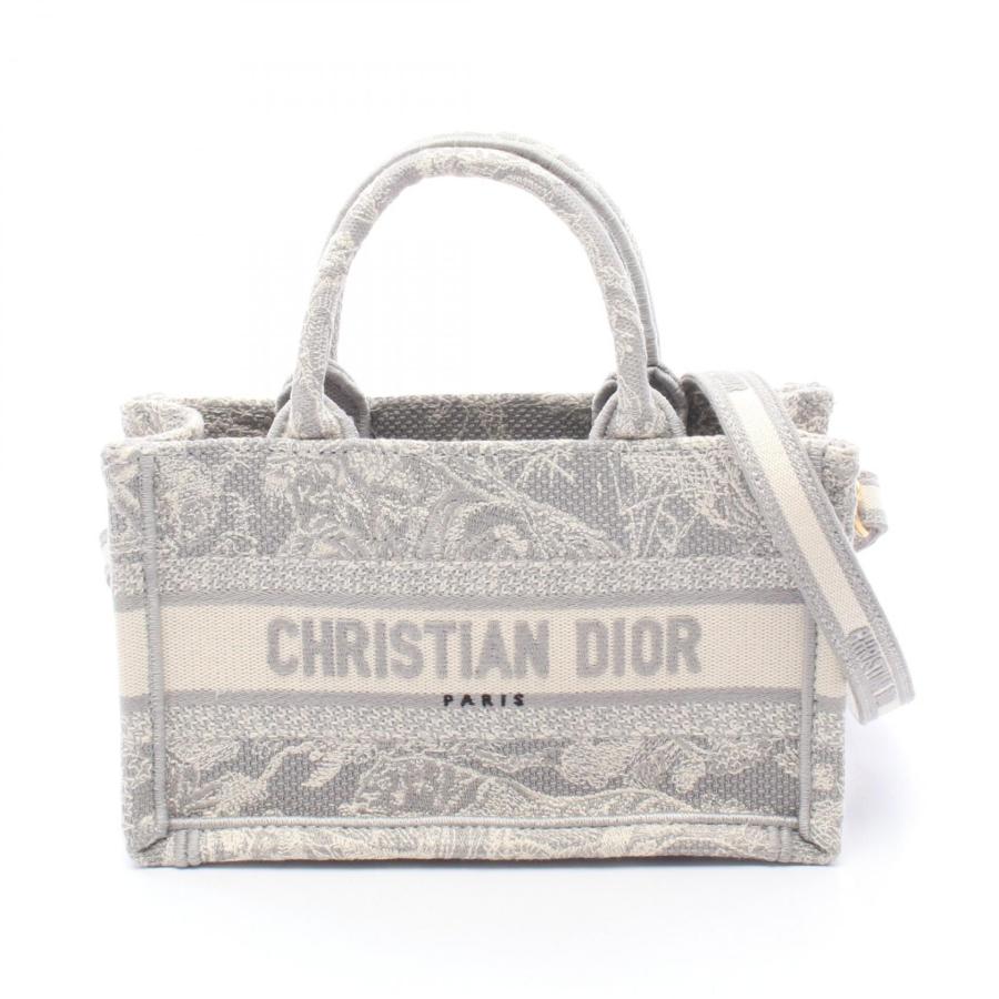CHRISTIAN DIOR トートバッグ グレー ディオール Dior BOOK TOTE ブックトート ミニ ハンドバッグ バッグ