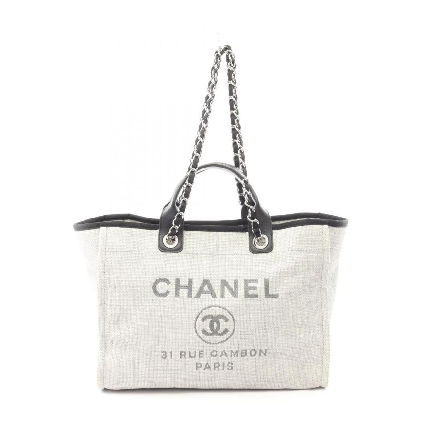 CHANEL（シャネル） ドーヴィルGM 2WAY トートバッグ バッグ レザー