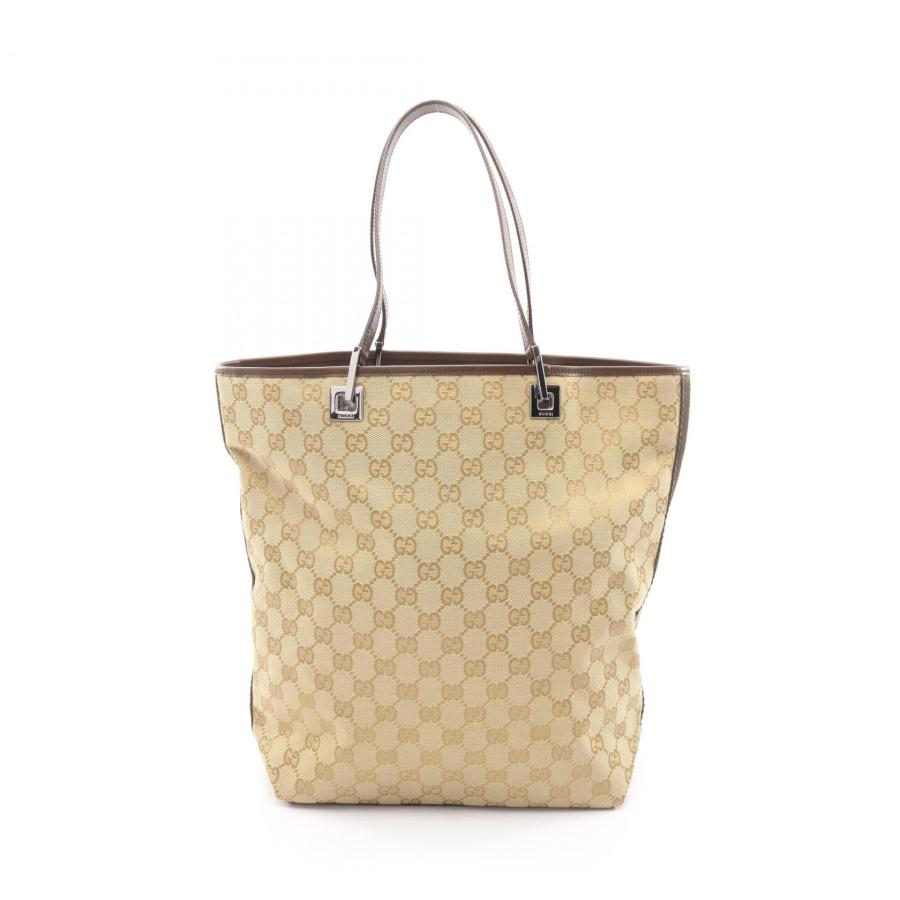 Gucci ベージュキャンバスバッグ GUCCI（グッチ） GUCCI GGキャンバス トートバッグ バッグ キャンバス