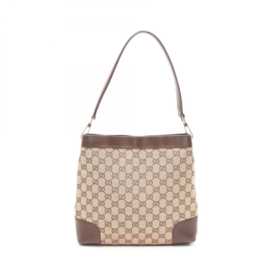 GUCCI ベージュキャンバス ショルダーバッグ GUCCI（グッチ） GUCCI GGキャンバス ショルダーバッグ バッグ