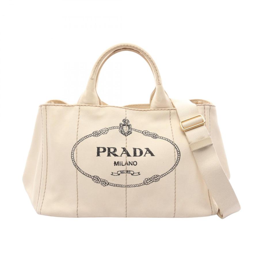 PRADA（プラダ） PRADA CANAPA STAMPATA カナパ 2WAY トートバッグ 
