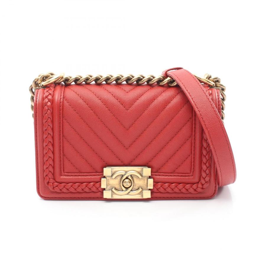 CHANEL（シャネル） ボーイシャネル スモール シェブロン Vステッチ 