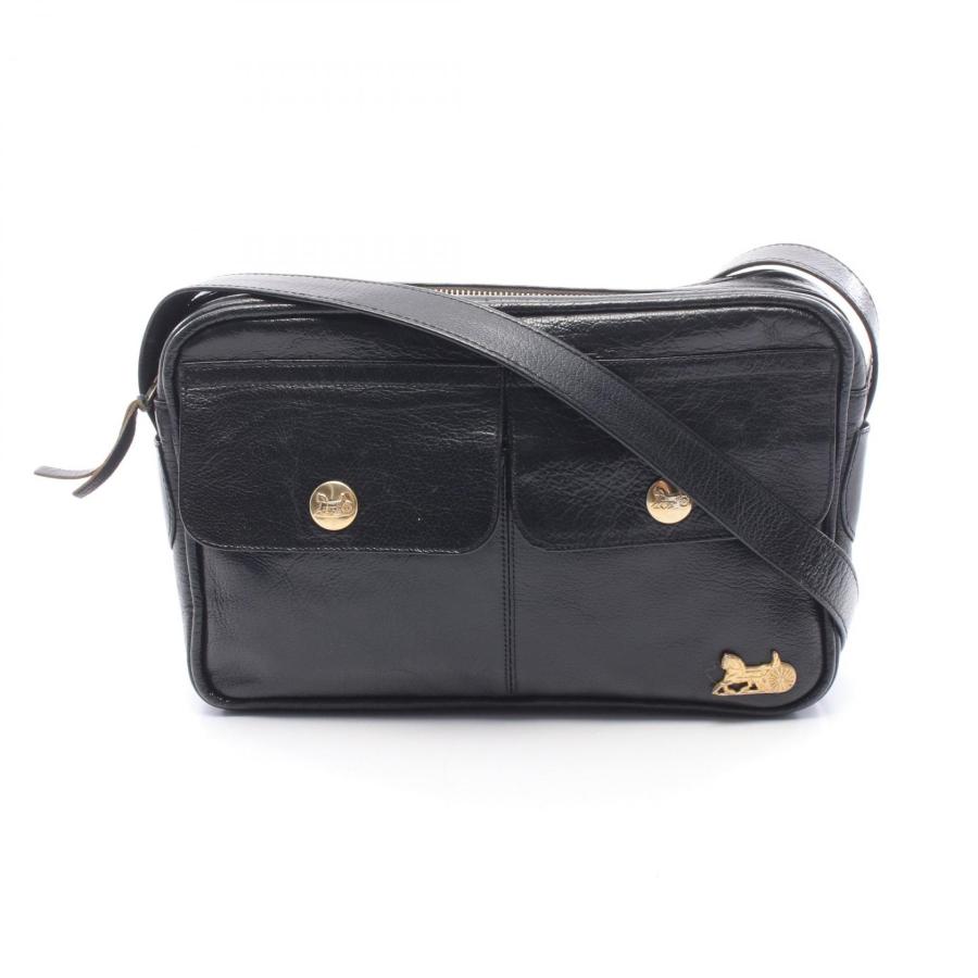 CELINE（セリーヌ） 馬車金具 ショルダーバッグ バッグ レザー