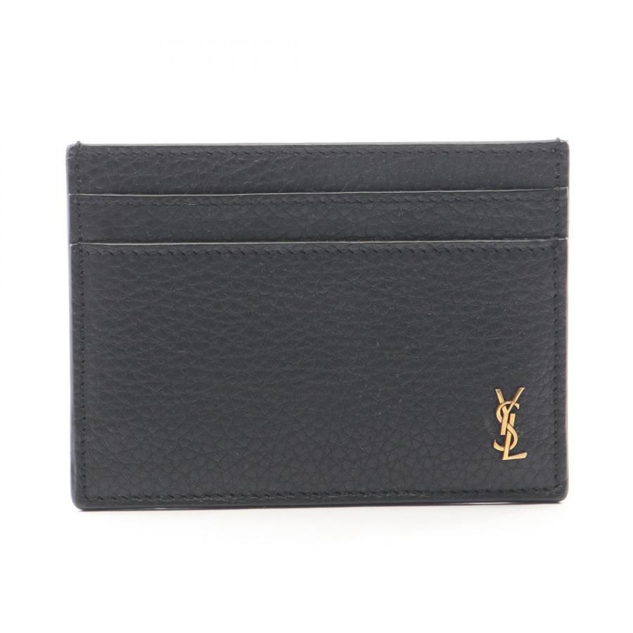 サンローランパリ SAINT LAURENT PARIS タイニー カサンドラ カードケース アクセサリー レザー メンズ レディース ブラック系 847951AAET91000 【新品】 サンローランパリ SAINT LAURENT PARIS タイニー カサンドラ カード