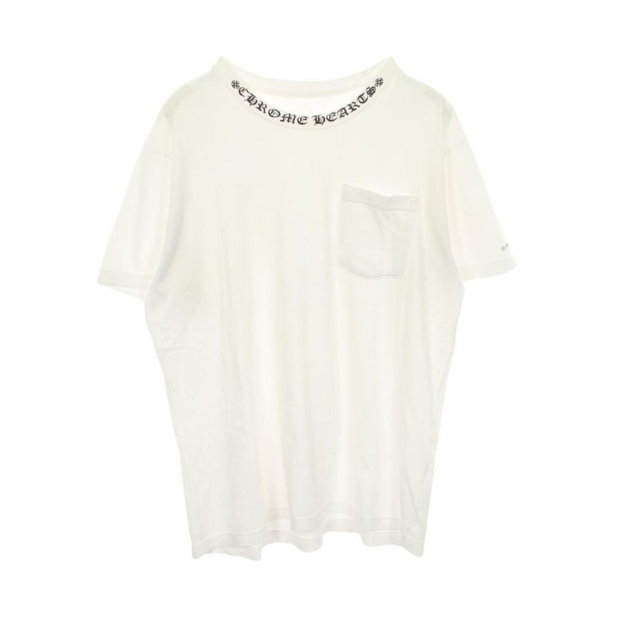 クロムハーツ CHROME HEARTS ネックロゴ 半袖Tシャツ 衣料品 トップス