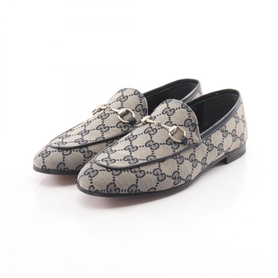 GUCCI（グッチ） ホースビット GGキャンバス ローファー 靴 キャンバス
