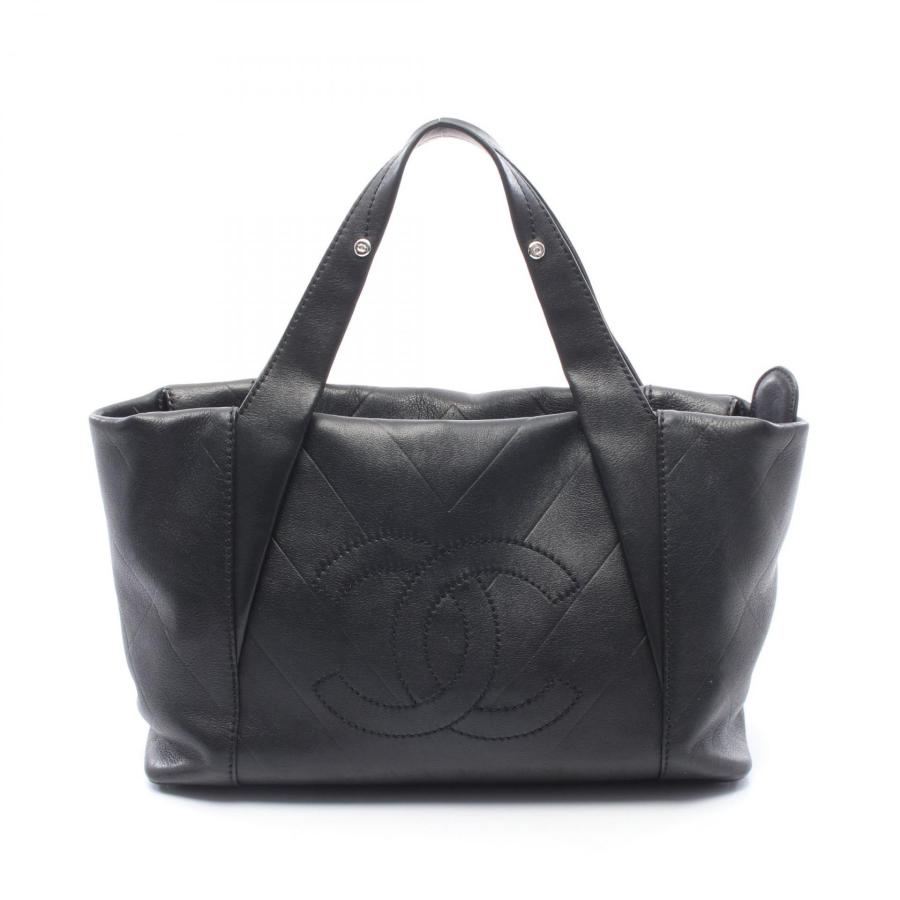 CHANEL（シャネル） ココマーク トートバッグ バッグ レザー ブラック