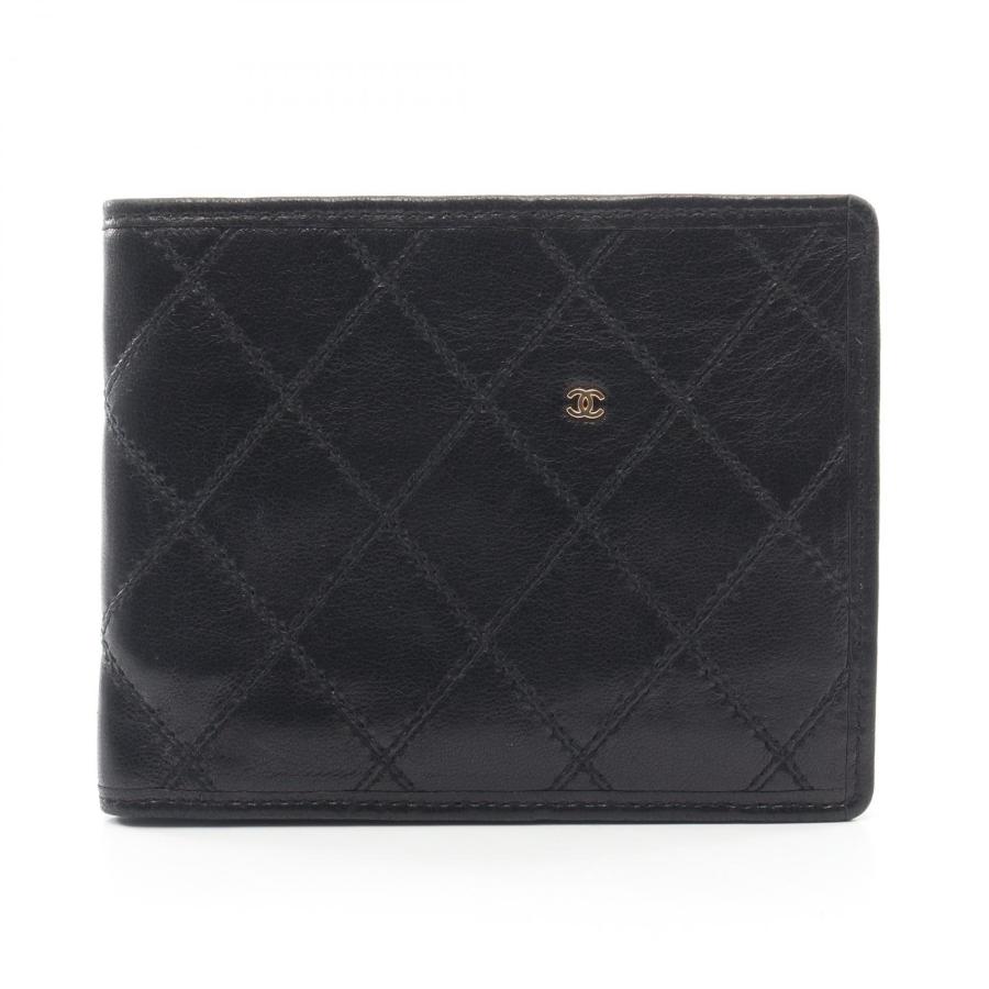 CHANEL（シャネル） 爆買 ビコローレ 二つ折り財布 財布 ラムスキン