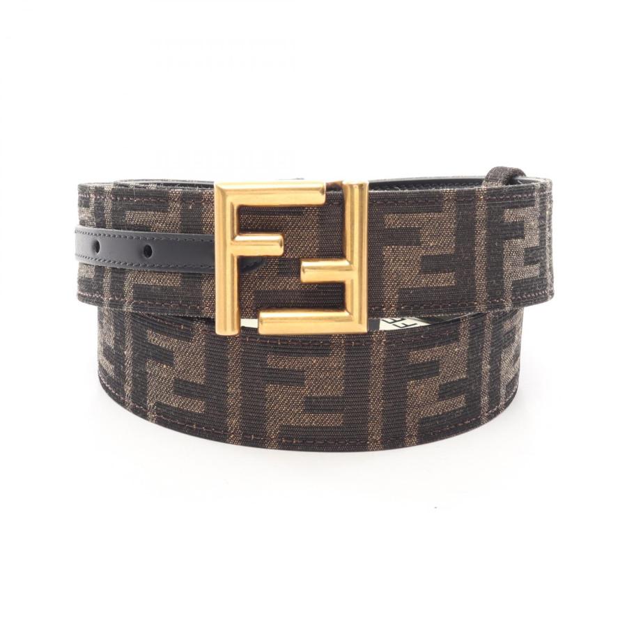FENDI（フェンディ） FENDI FFロゴバックル ゴールド金具 リバーシブル