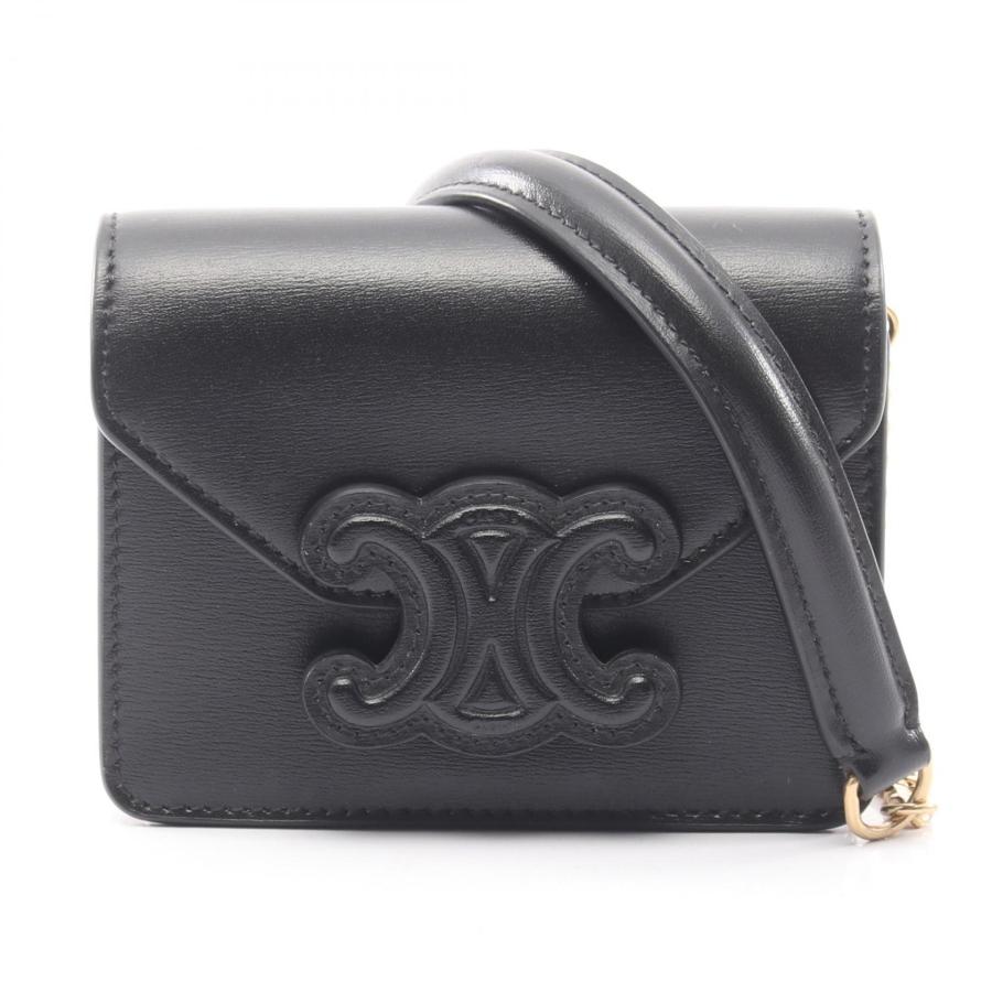 本日限定最終価格　新品未使用✴︎ CELINE キュイル トリオンフ CELINE（セリーヌ） キュイル トリオンフ ミニ チェーンショルダー