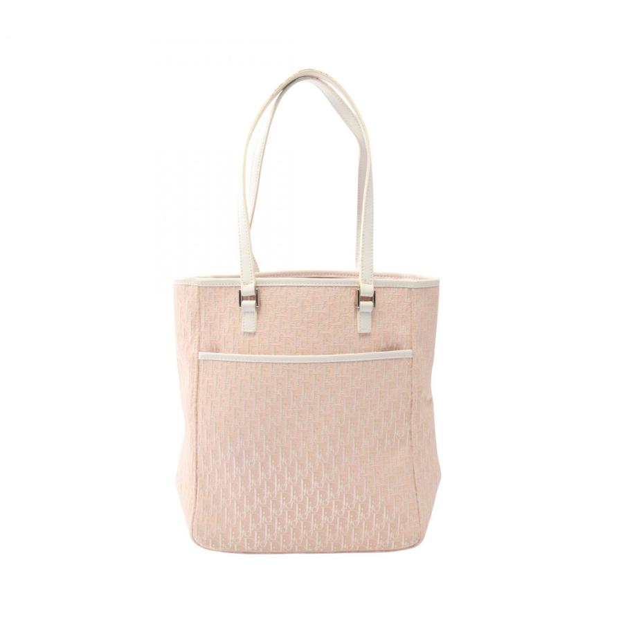 ディオール Dior トロッター トートバッグ バッグ キャンバス ピンク系