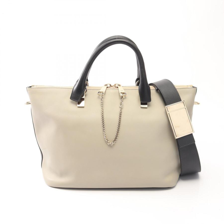 Chloe（クロエ） ベイリー 2WAY ハンドバッグ バッグ レザー グレー系