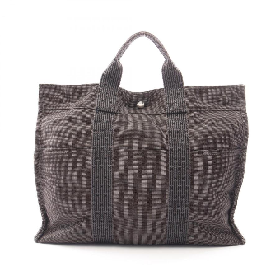 HERMES エルメス トートバッグ エールライン MM グレー HERMES（エルメス） エールラインMM トートバッグ バッグ キャンバス