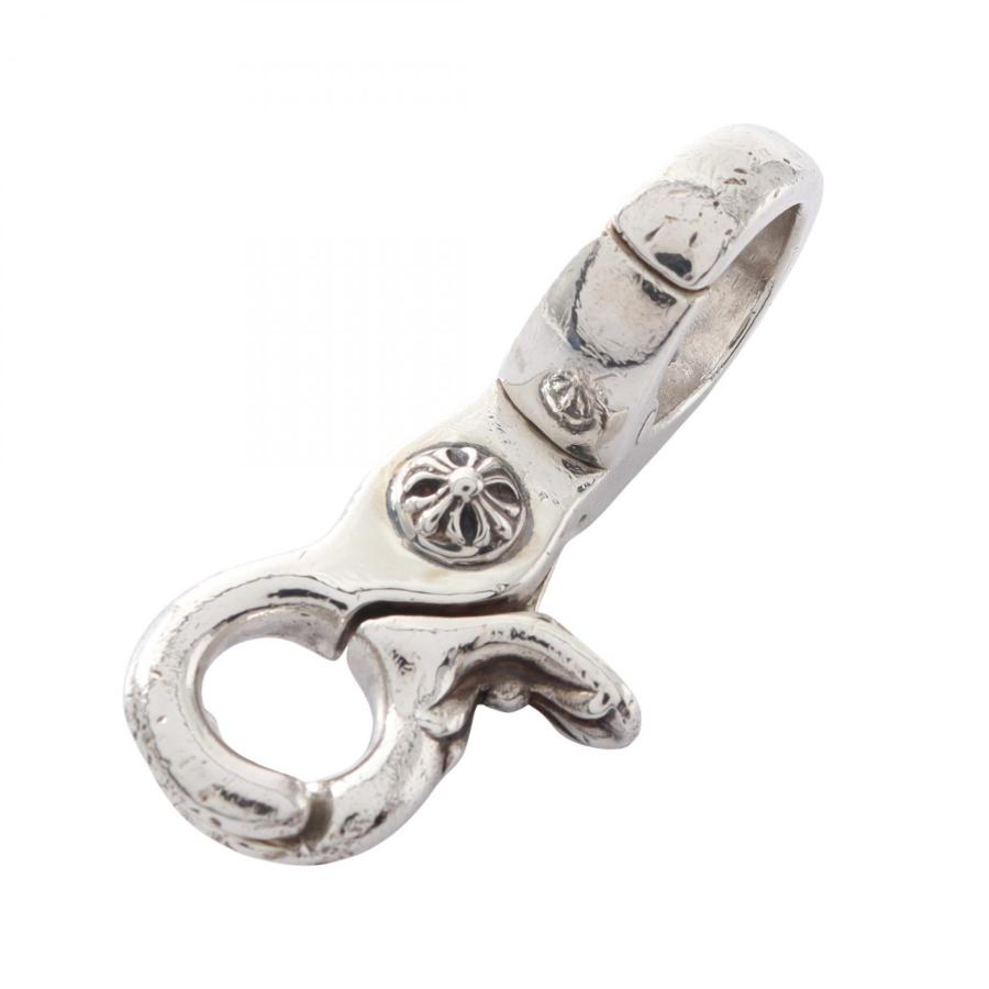 クロムハーツ CHROME HEARTS クイッククリップ クロスボール チャーム キーホルダー アクセサリー SV925 メンズ シルバー系 【中古】 クロムハーツ CHROME HEARTS クイッククリップ クロスボール チャーム