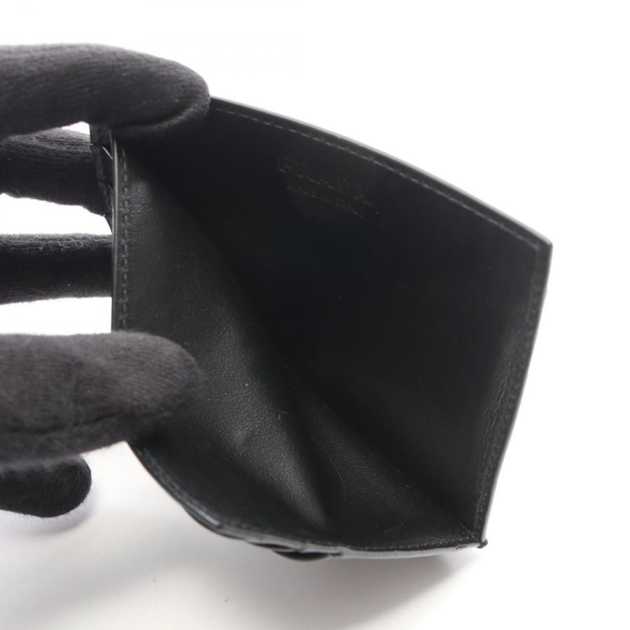 PRADA（プラダ） カードケース アクセサリー レザー ブラック系 2M1223