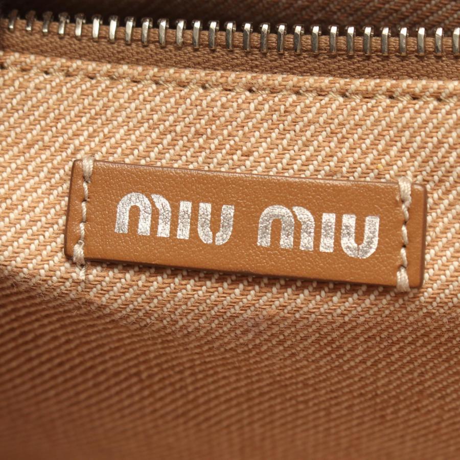 ミュウ Miu CANVAS LOGO 2WAY トートバッグ バッグ キャンバス