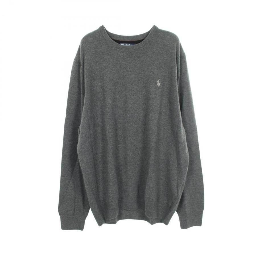 Polo Golf Ralph Lauren メリノウール セーター グレー POLO RALPH LAUREN（ポロ・ラルフローレン） ロゴ セーター ニット